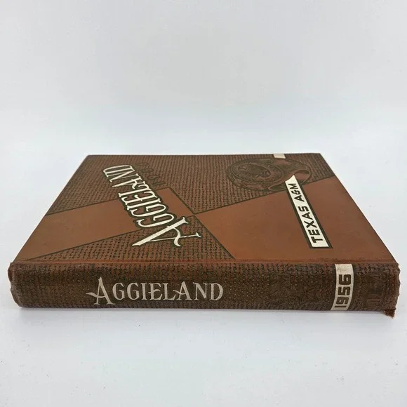 Aggieland Aggies 1956 Vintage Texas A&M University College Yearbook Table Decor - Picture 3 of 14